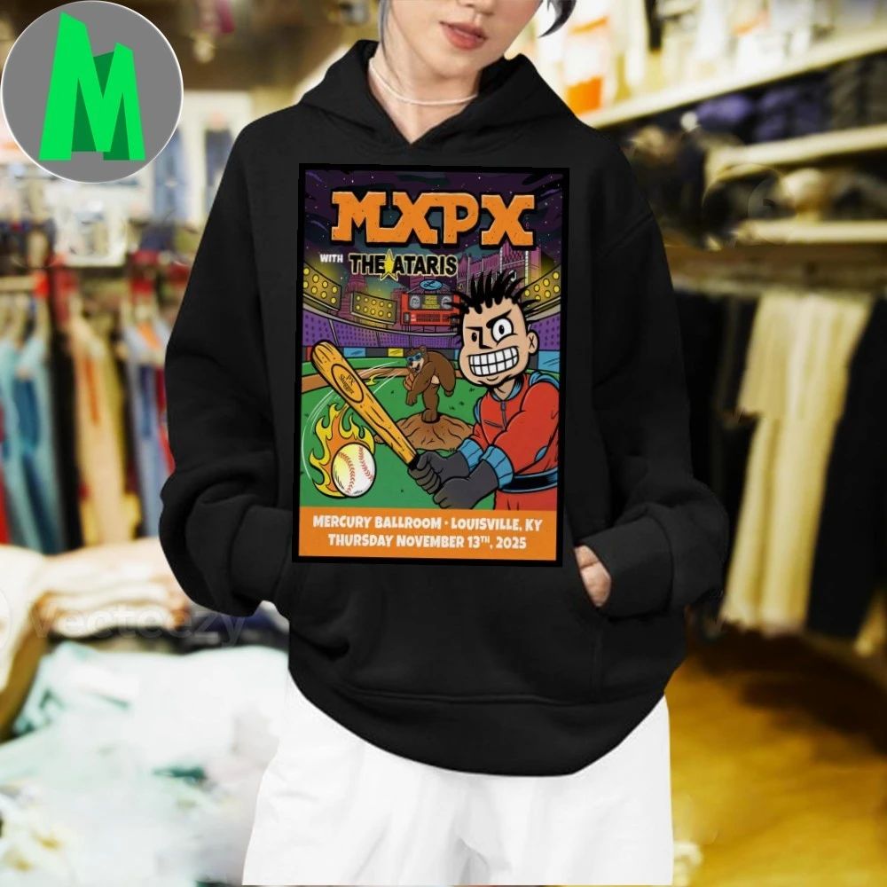 MXPX Louisville KY Concert Nov 13 2025 Poster Shirt