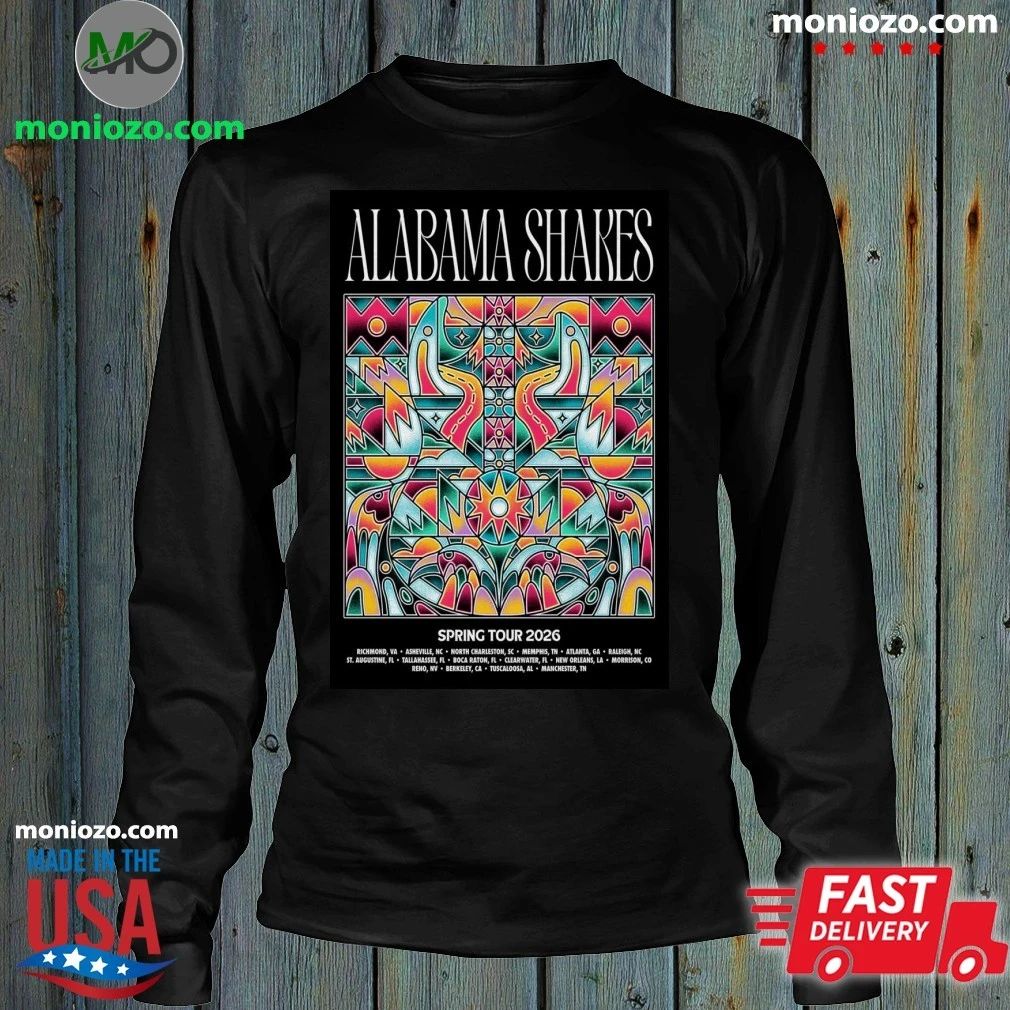 Original Alabama Shakes Spring 2026 Tour Poster Shirt
