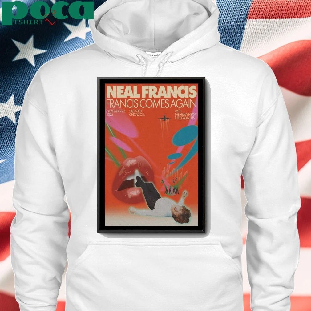 Neal Francis Nov 29, 2025 The Salt Shed. Chicago, IL Poster shirt