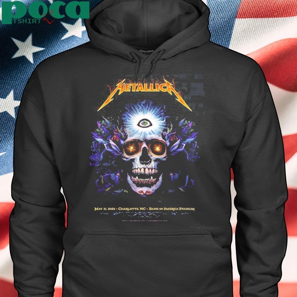 Metallica M72 Charlotte At Bank Of America Stadium In North Carolina United States On May 31 2025 potter shirt