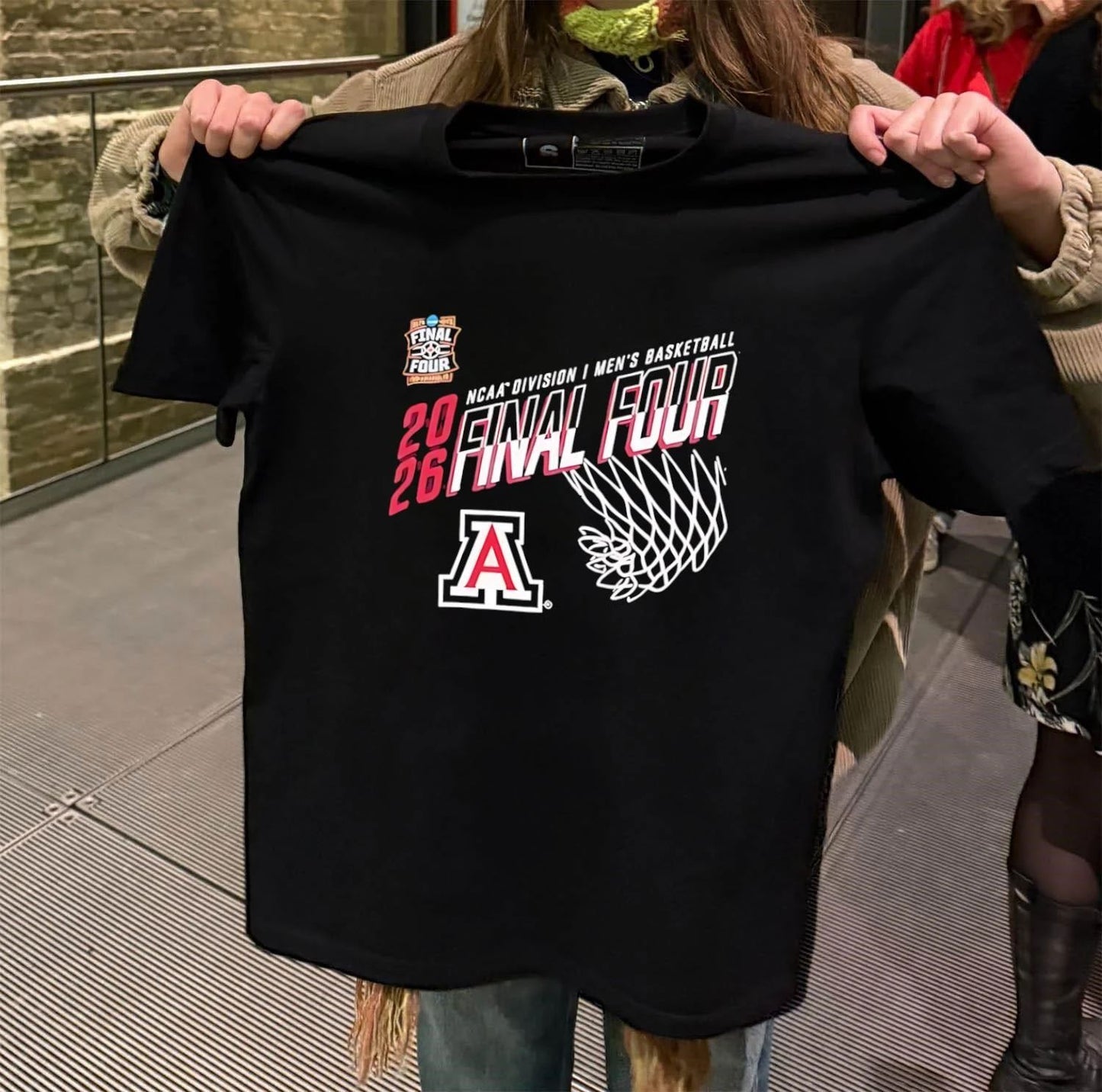 Arizona wildcats 2026 ncaa Division I men’s basketball final four net shirt