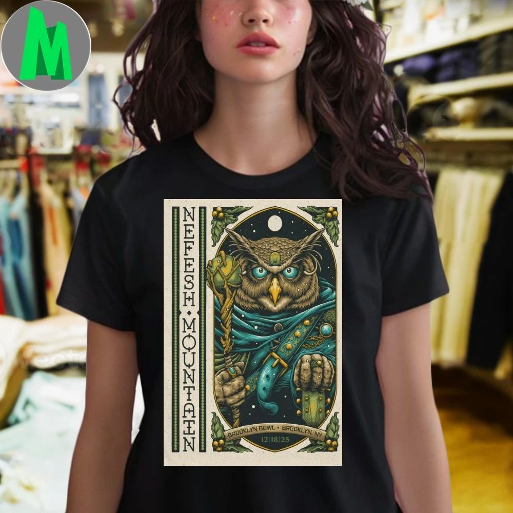 Nefesh Mountain 12.18.2025 Brooklyn Bowl in Brooklyn NY Poster Shirt