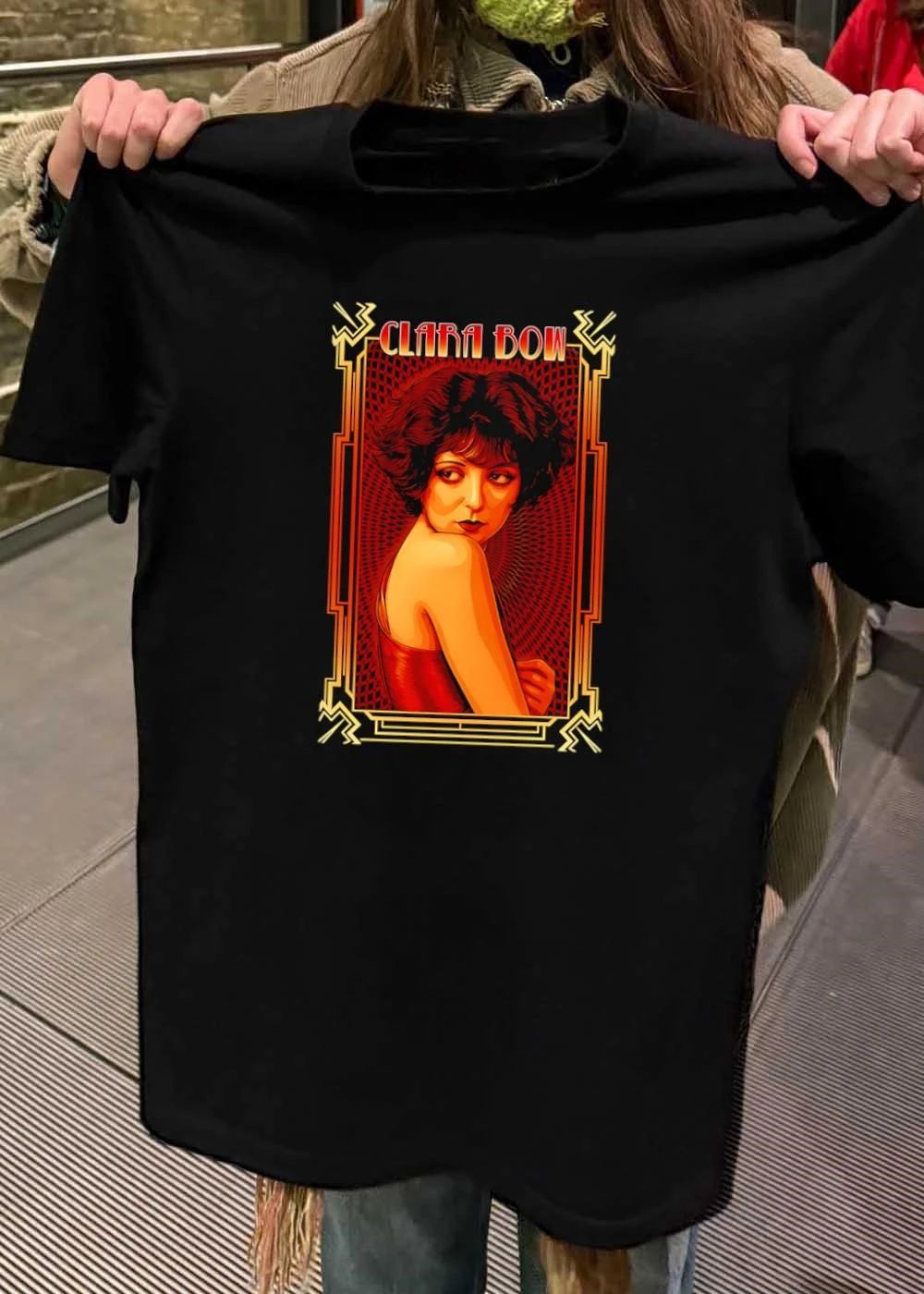 Clara Bow Art Deco Portrait The It Girl T-Shirt