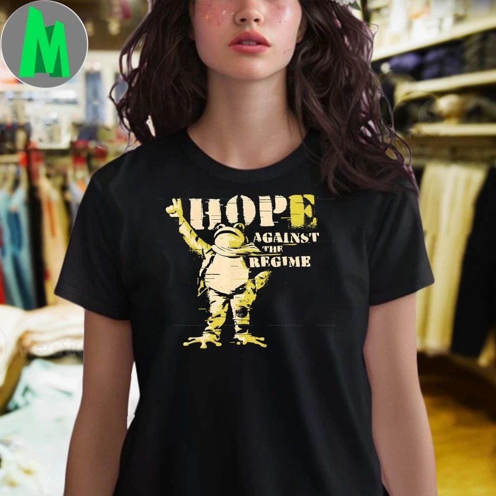 Frog Portland Hop Hope Against The Regime Grunge Shirt