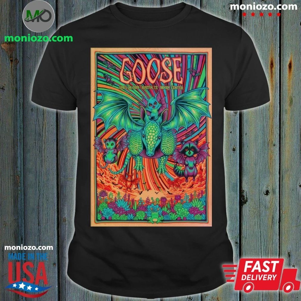 Goose At Moody Center On April 24 2026 Poster T-Shirt