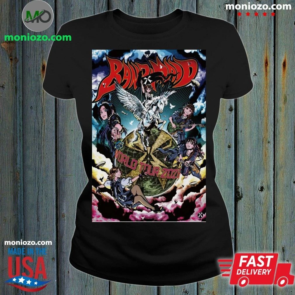 Band-Maid World Tour 2026 Poster Shirt – Best Gift for Music Fans