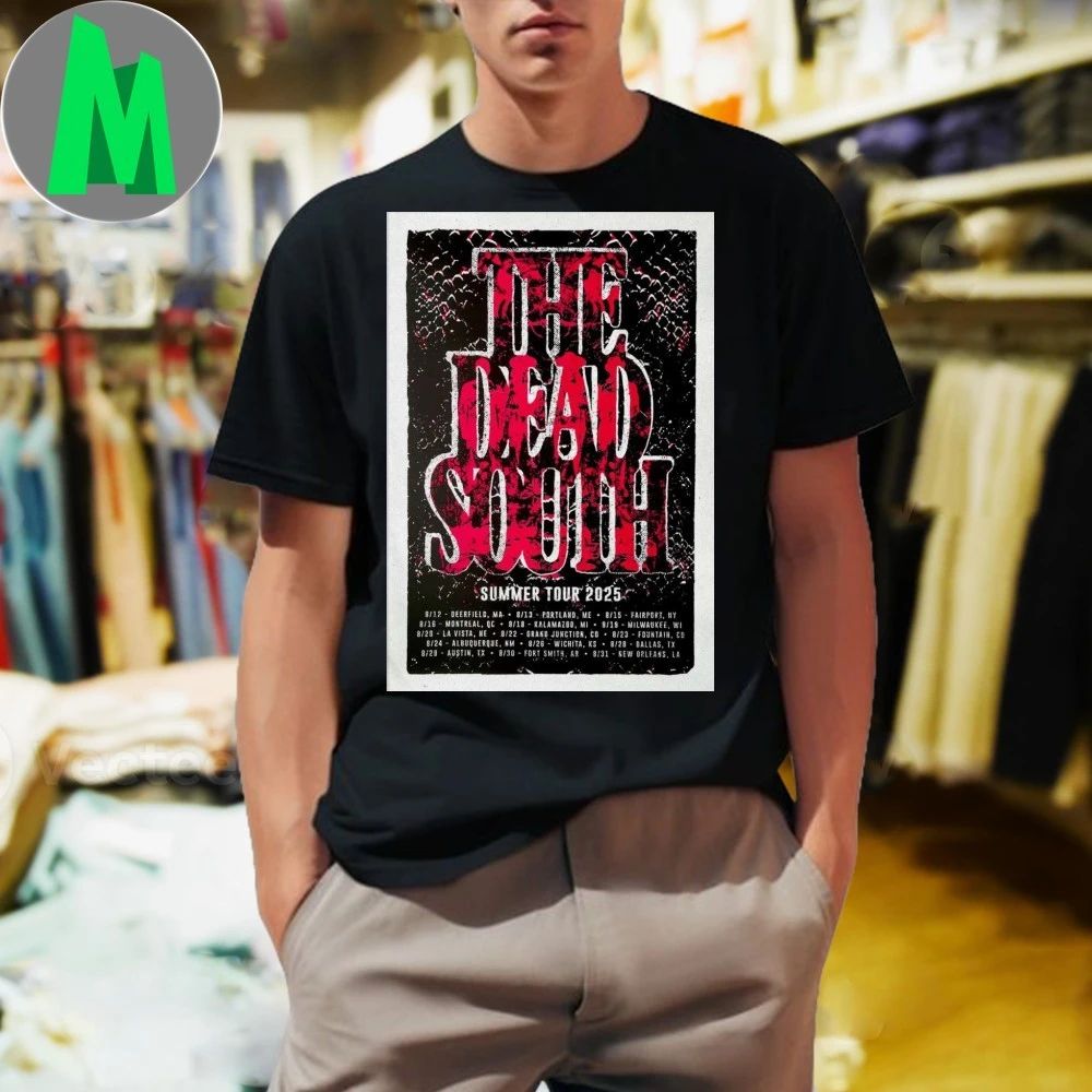 Original The Dead South 2025 Summer Tour Poster T-Shirt