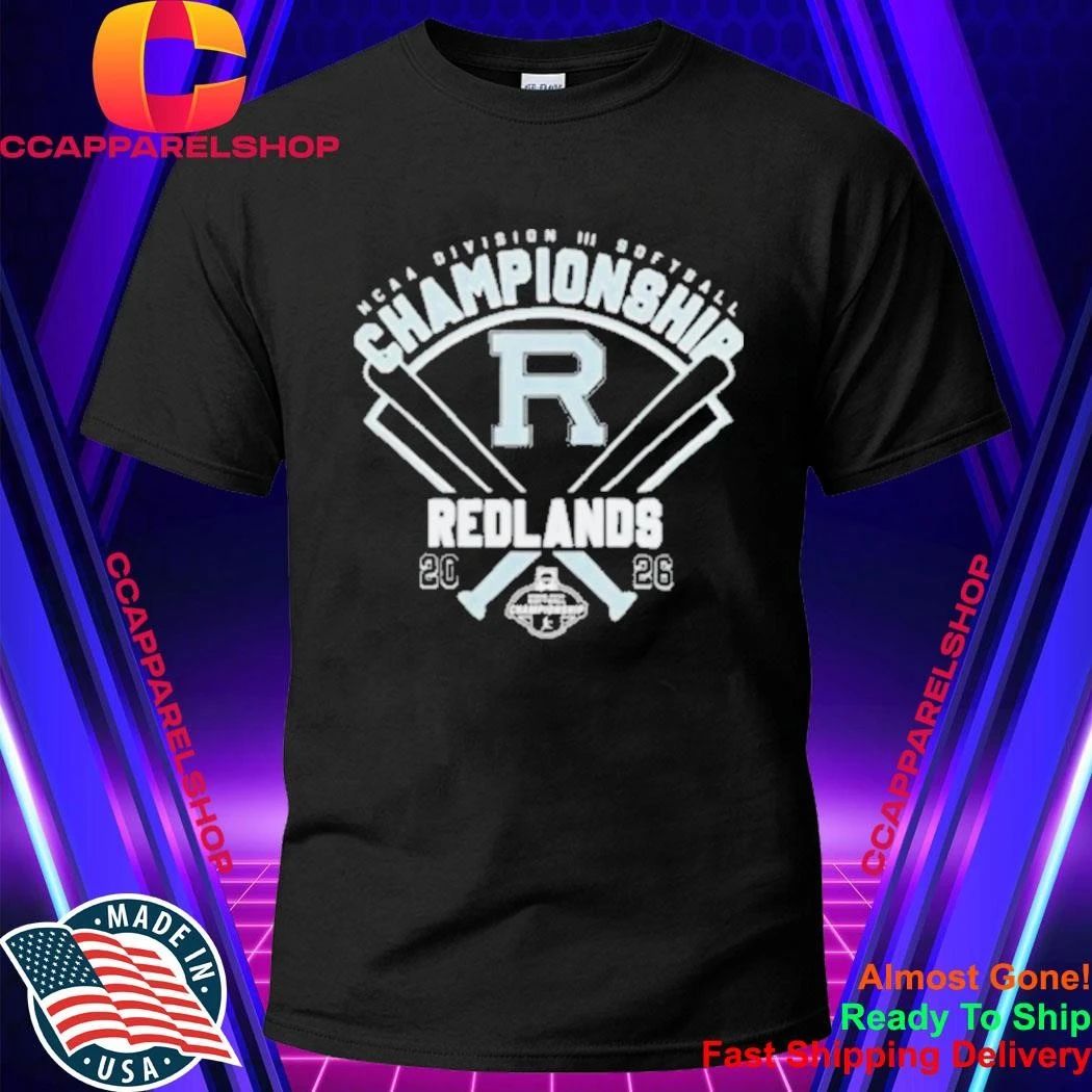 2026 NCAA Division III Softball Championship Redlands Bulldogs Shirt