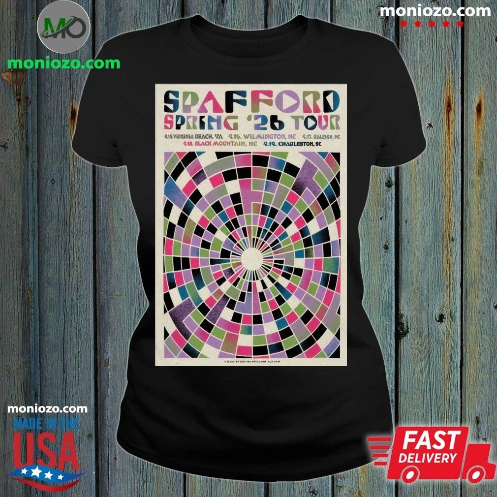 Original Spafford Spring Tour 2026 Poster Shirt
