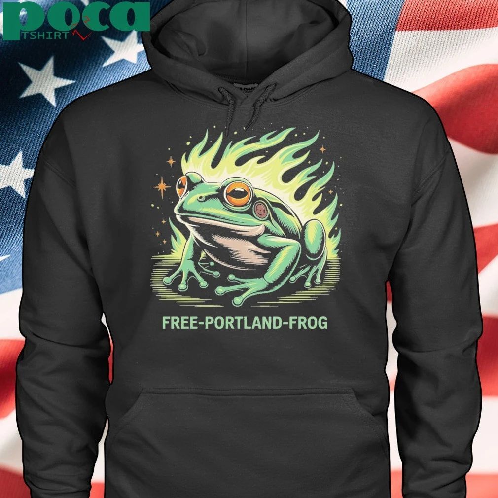 Free-Portland-Frog Portland Frog Against Resist T-Shirt