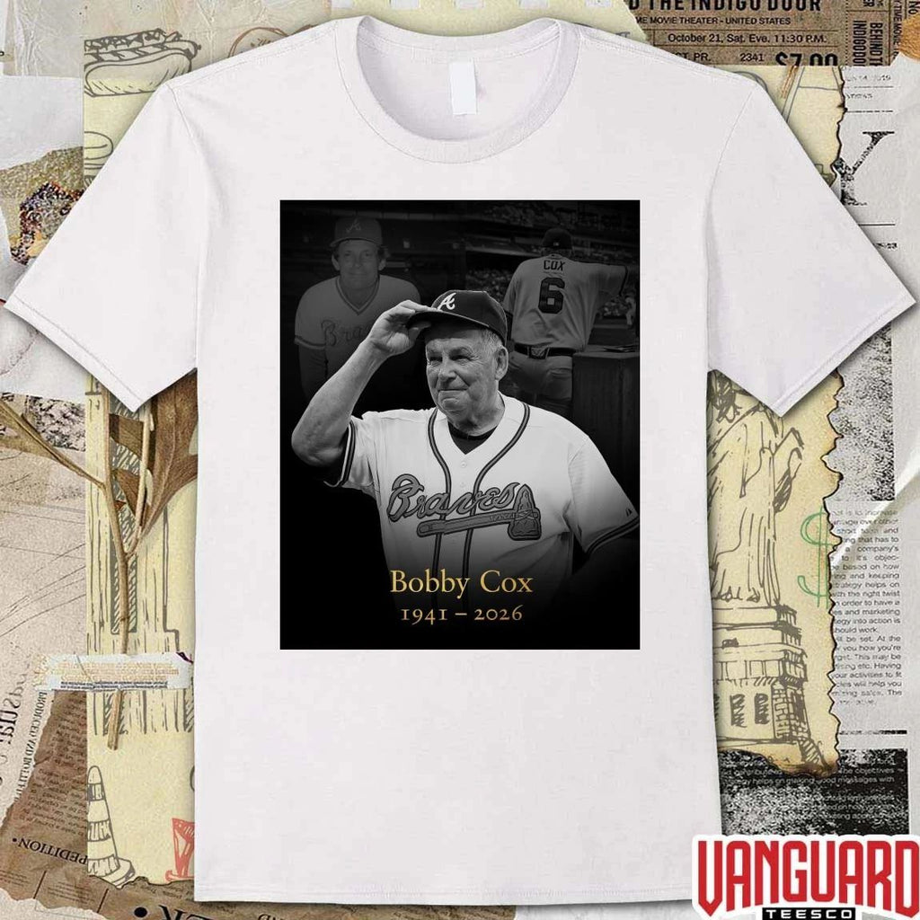 Bobby Cox 1941 – 2026 Atlanta Braves Poster t-shirt
