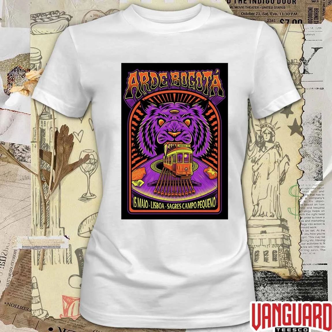 Arde Bogotá Lisboa Portugal May 15 2026 Poster t-shirt