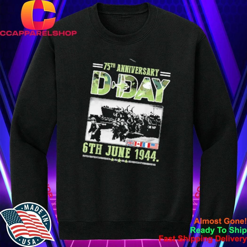 D Day 6 June 1944 America D-Day 75th Anniversary Shirt