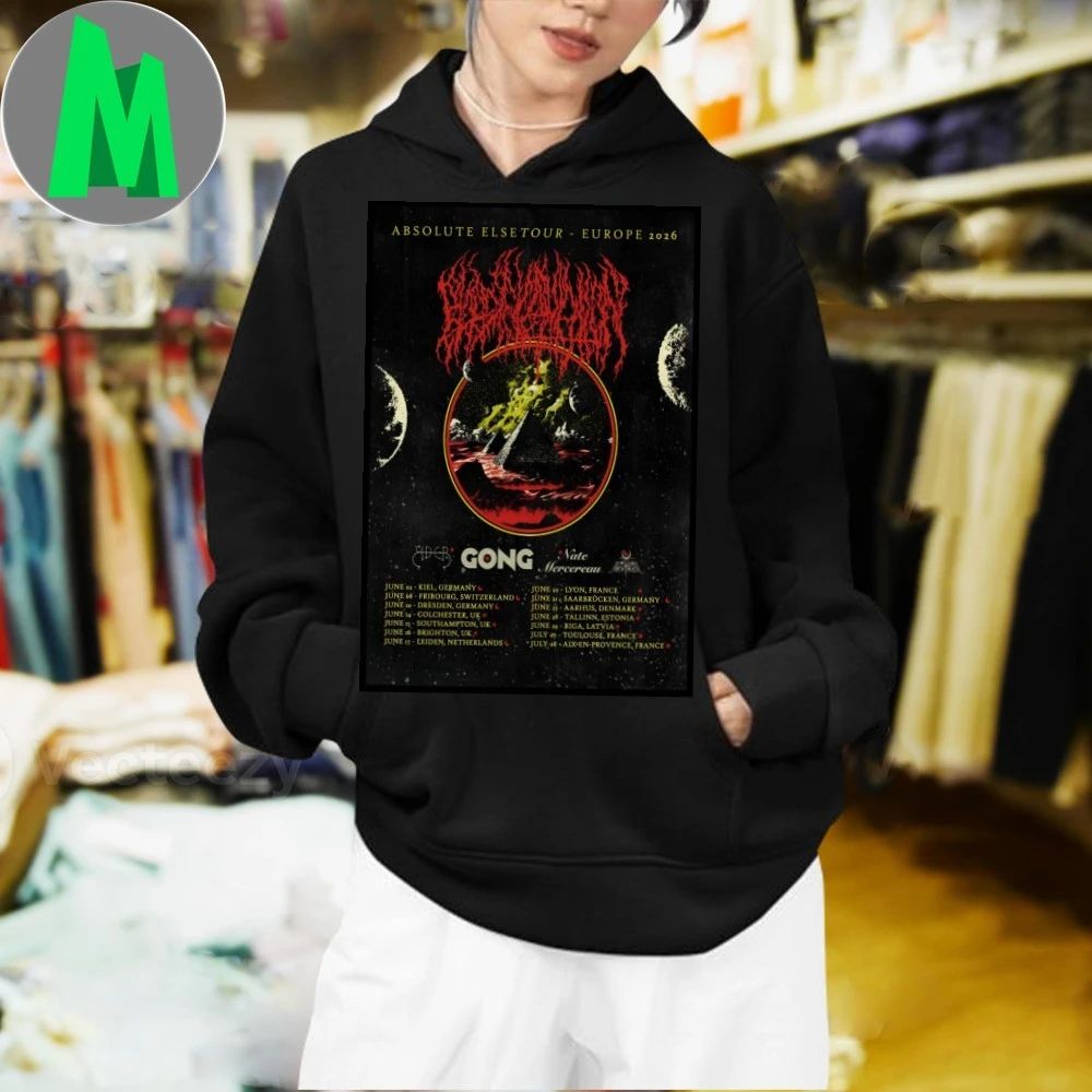 Blood Incantation Absolute Else 2026 Europe Shows Poster Shirt