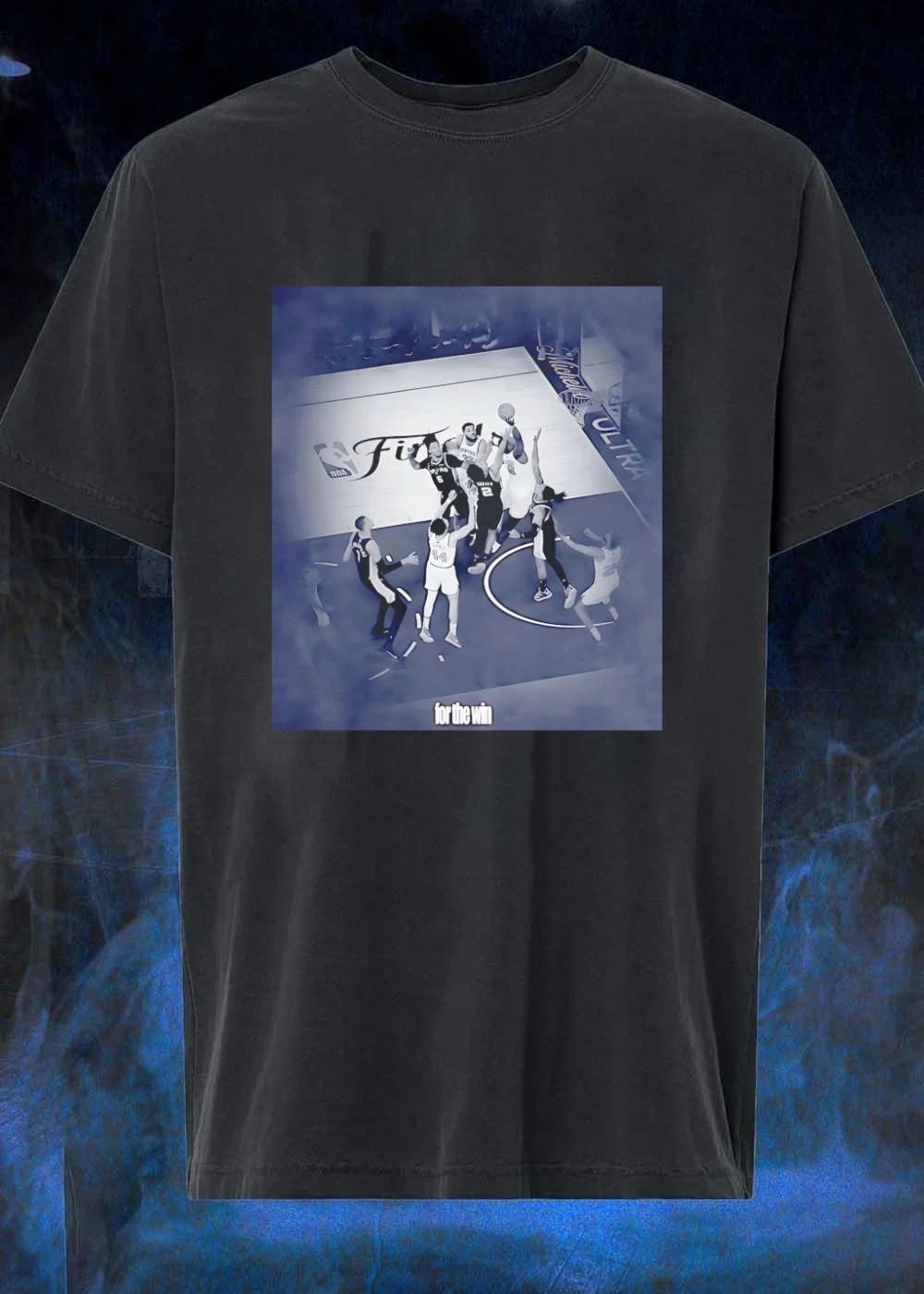 For The Win NBA Finals Basketball Game Players Action T-Shirt