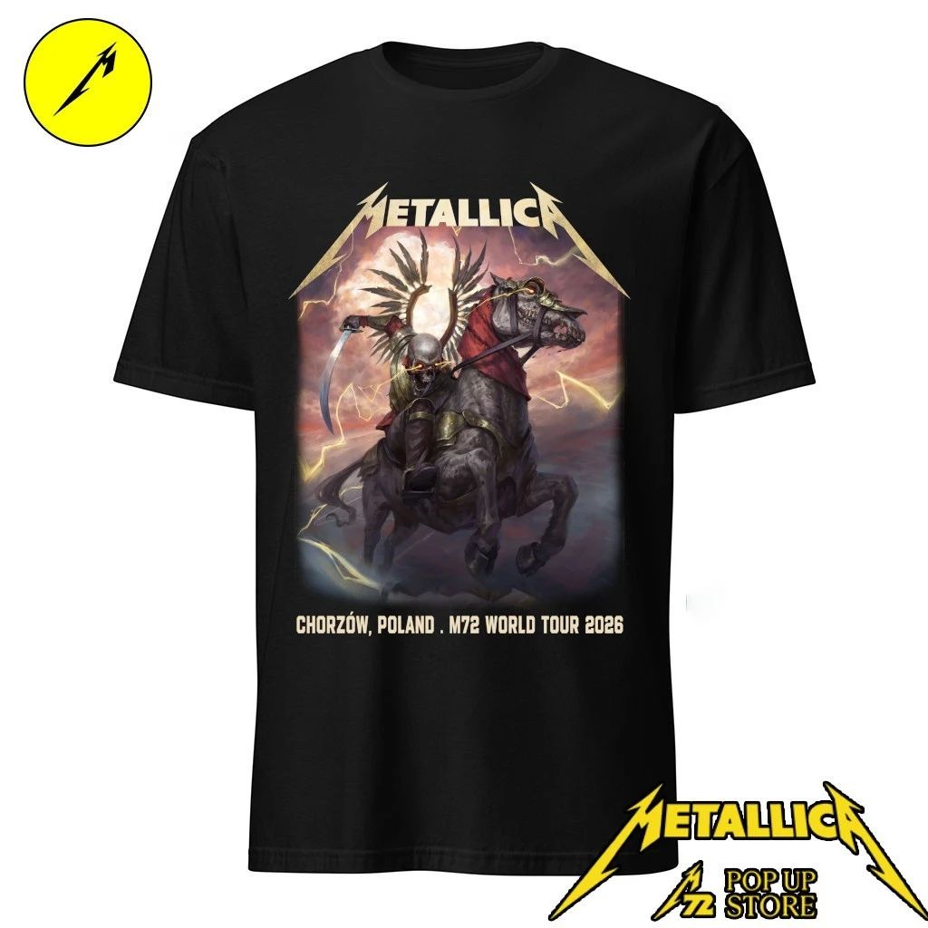 Metallica M72 Chorzów 2026 Pop Up Shop Poster In Chorzów Poland At Stadion Slaski On May 19 2026 Shirt