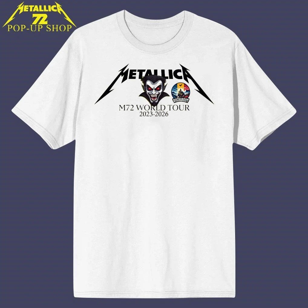 Metallica Bucharest M72 World Tour 2023-2026 T-Shirt
