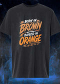 Sundays Born in Brown Raised in Orange Cleveland Browns T-Shirt