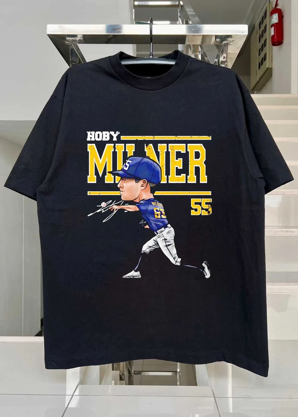 Hoby Milner Milwaukee Cartoon signature shirt