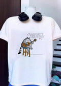 Cat cartoon love to eat them mousies mousies what I love to eat shirt