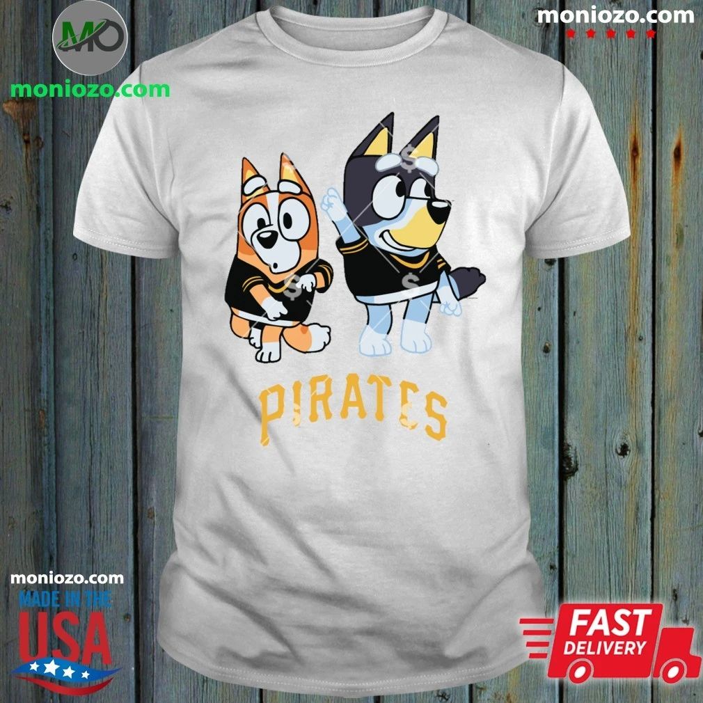 Bluey Pittsburgh Pirates Shirt