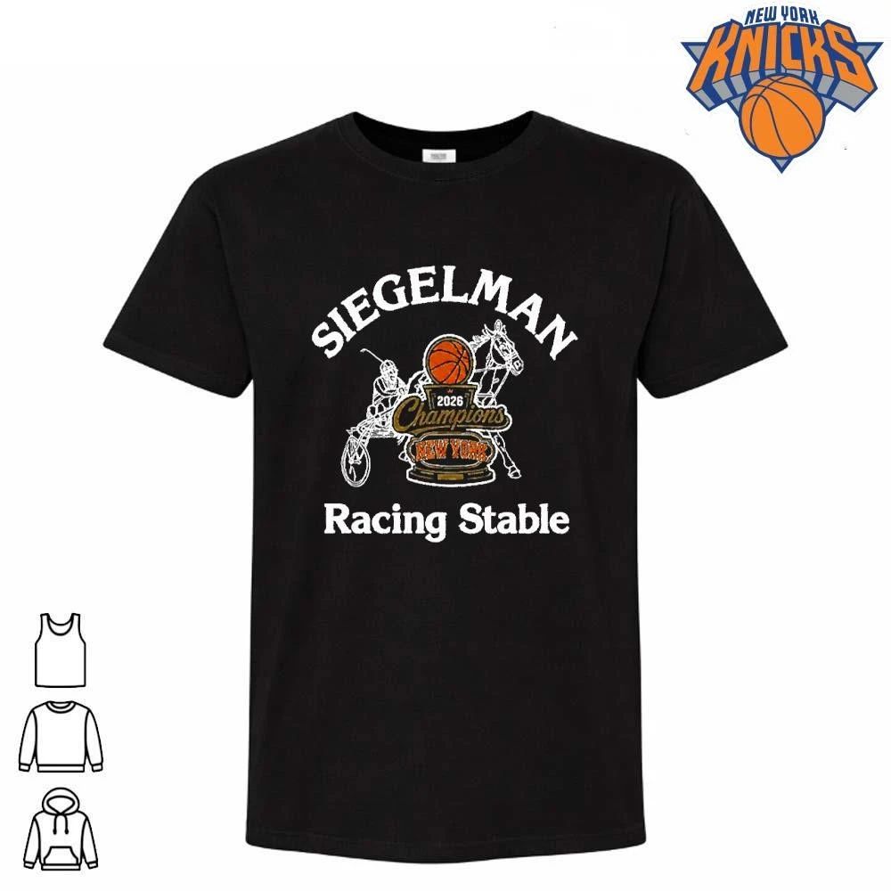 Josh Hart Siegelman Stable Knicks 2026 NBA Champions Racing Stable Parade Shirt