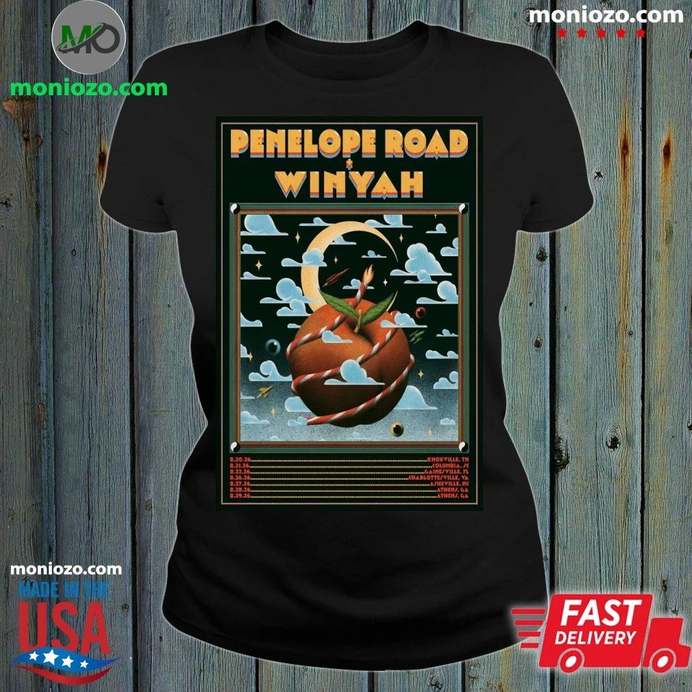 Original Penelope Road And Winyah Co-Headline Tour 2026 Poster Shirt