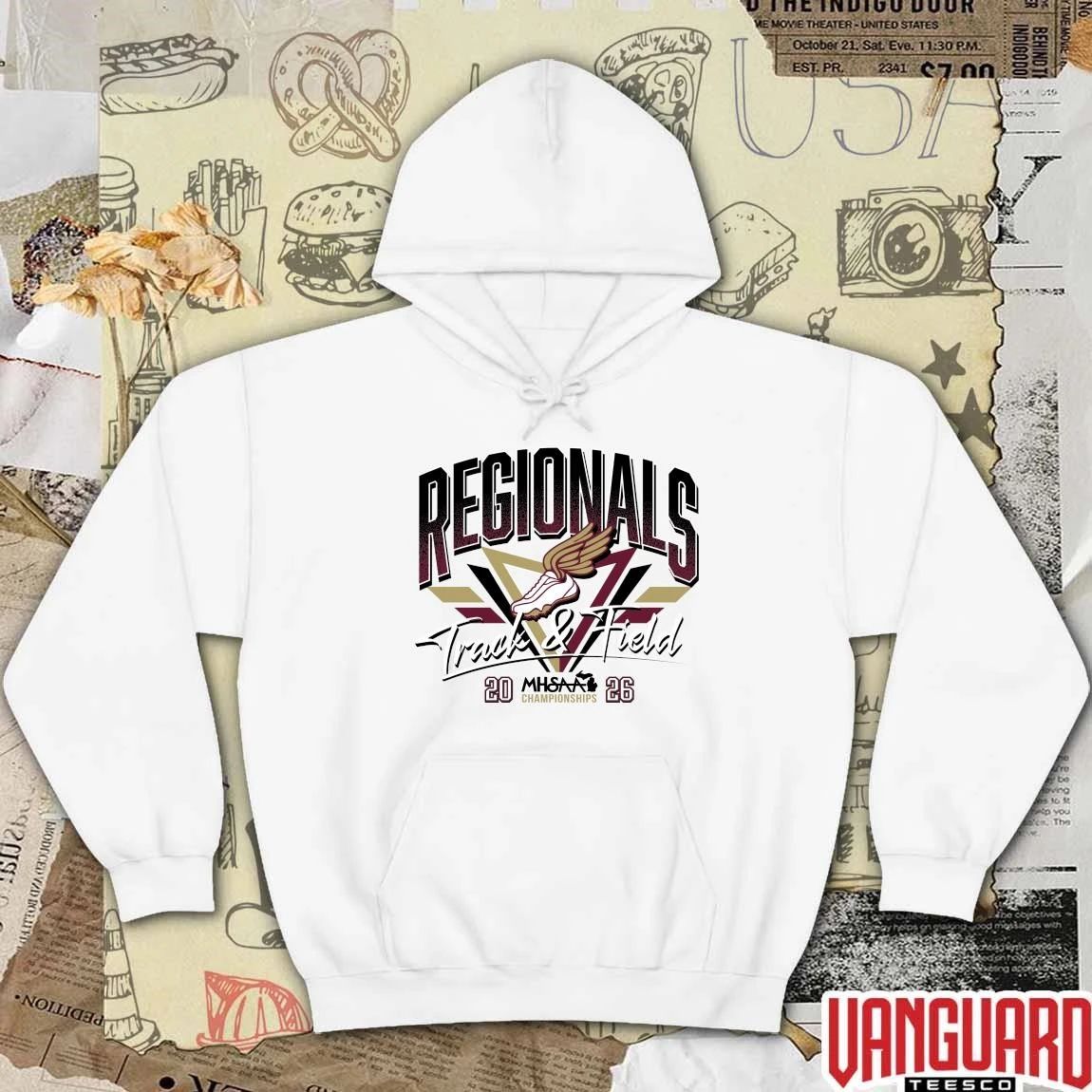 2026 MHSAA Championships Track & Field Regionals Logo t-shirt