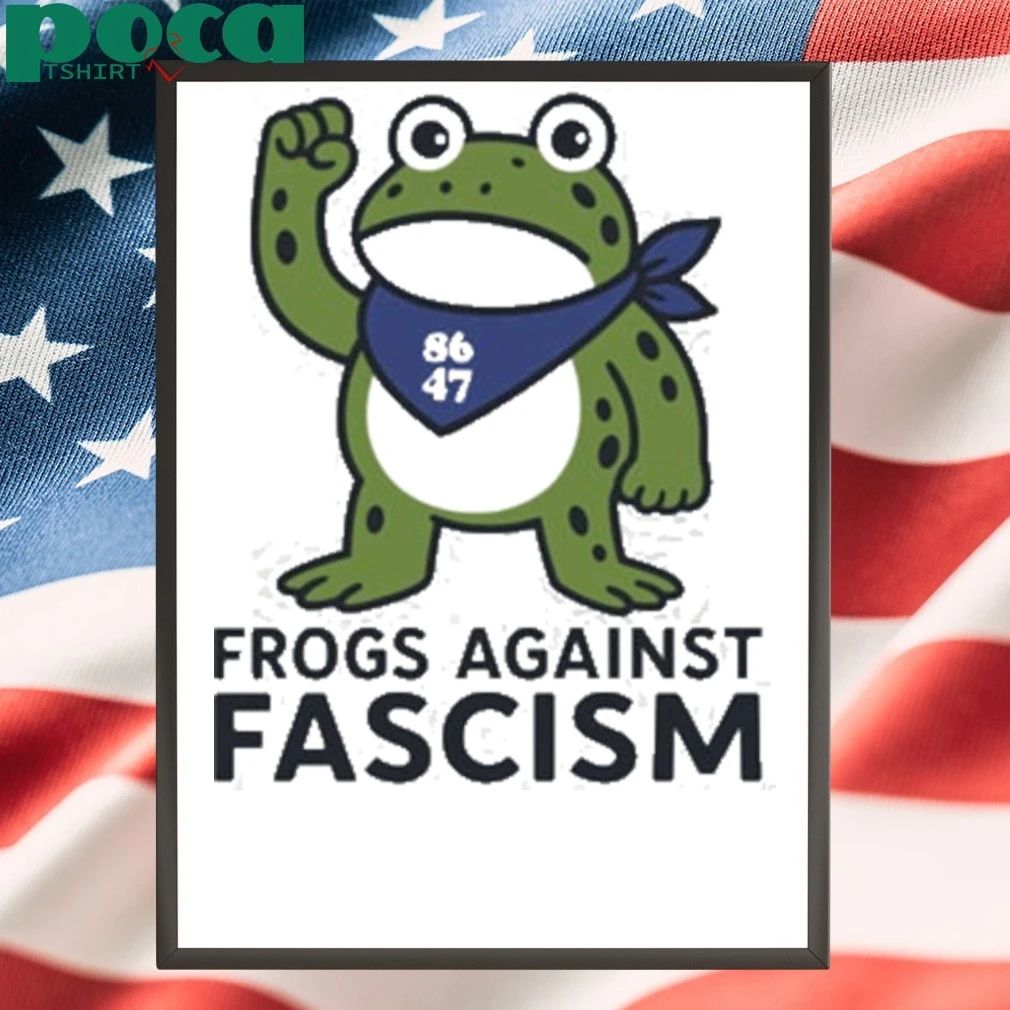 Portland Frog Frogs Against Fascism T-shirt