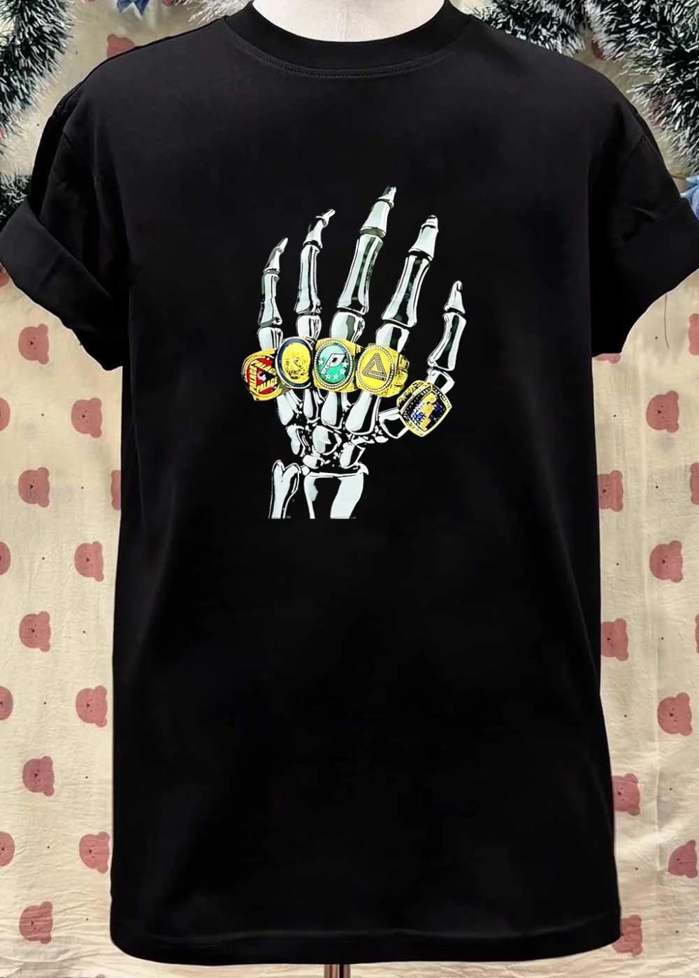 Palace Skeleton Hand Rings Graphic Print T-Shirt