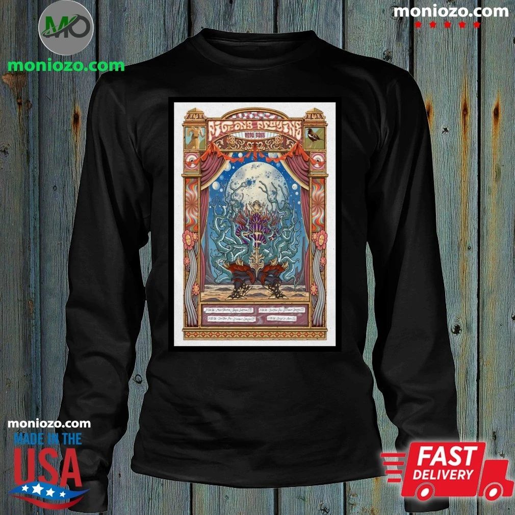 Original New Pigeons Playing Ping Pong Tour 2026 Poster Shirt
