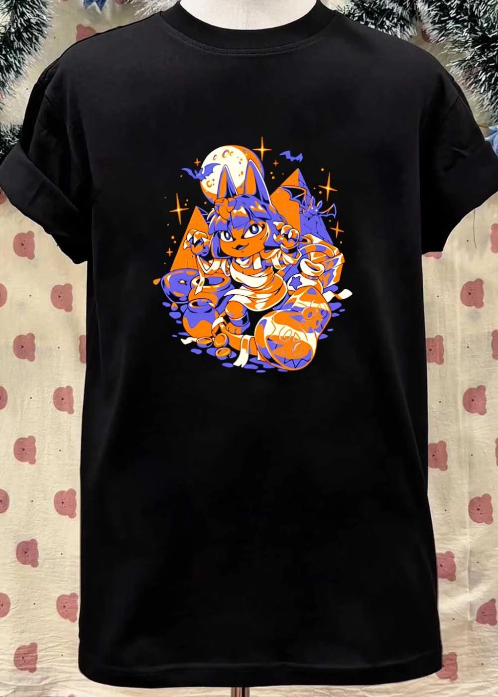 Halloween Animal Crossing Ankha Mummy Pose Animal Crossing T-Shirt