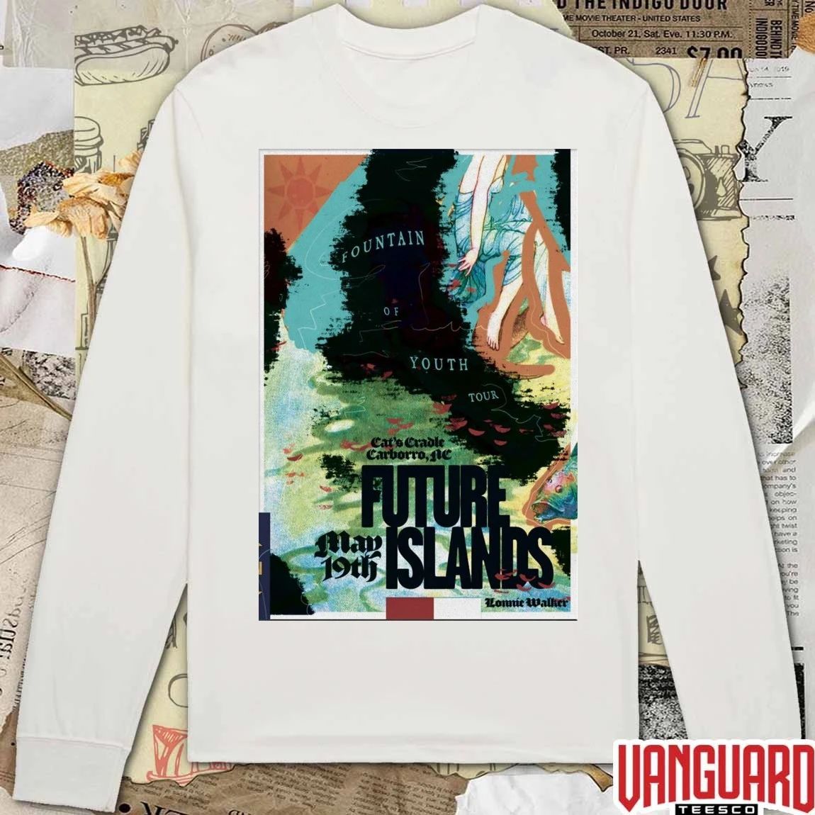 Fountain Of Youth Tour Future Islands May 19 2026 Cat’s Cradle in Carrboro NC Poster t-shirt