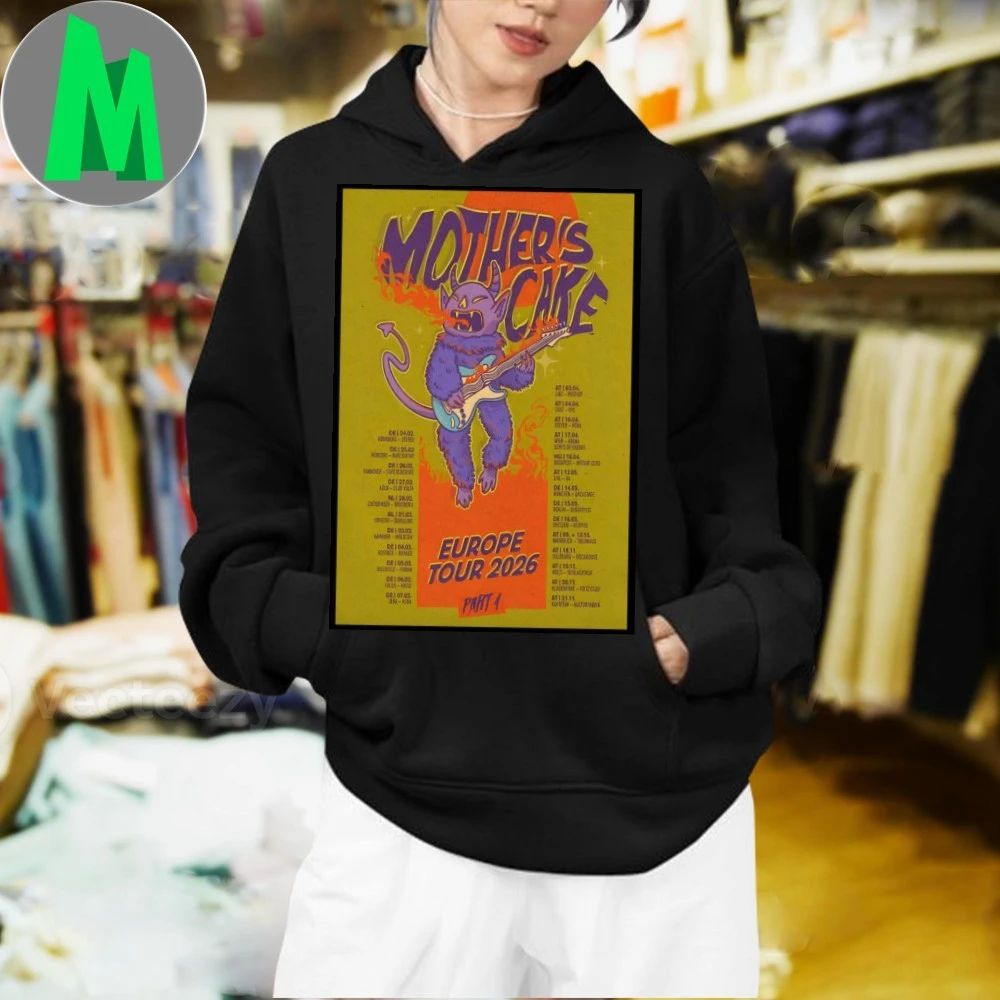 Mother’s Cake 2026 Europe Tour Poster Shirt
