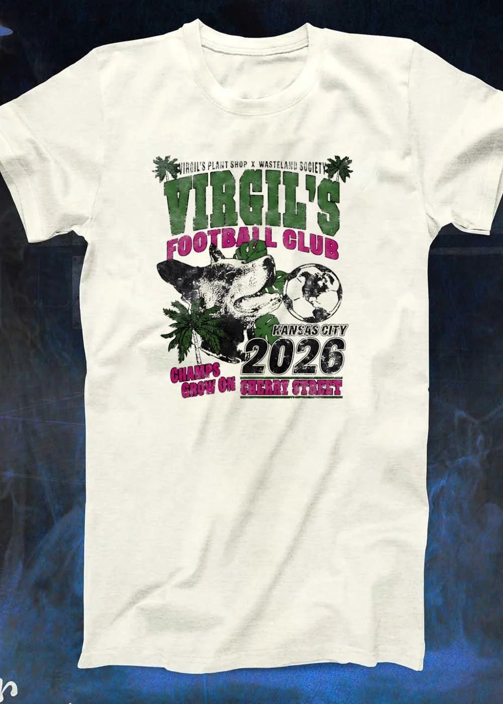 Virgil’s Plant Shop X Wasteland Society Virgil’s Football Club Kansas City 2026 shirt