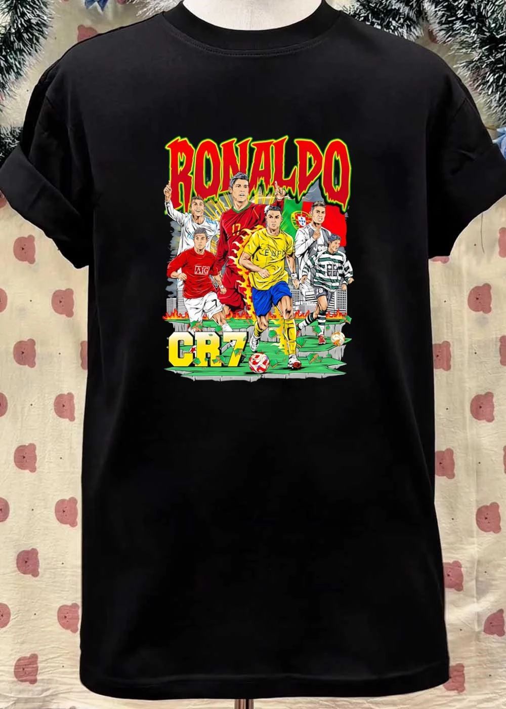 Legendary Football Icon Cristiano Ronaldo Graphic T-Shirt
