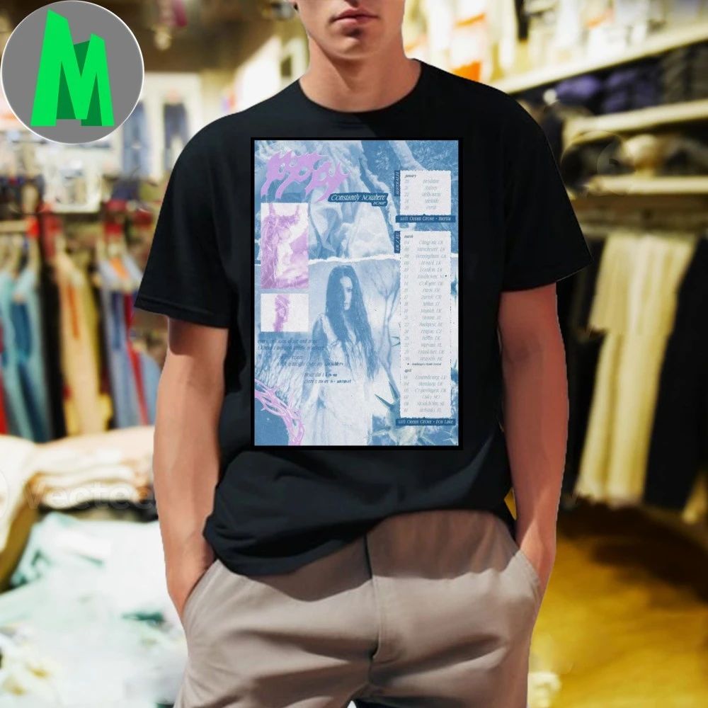 Poppy Constantly Nowhere AUS, EU, UK Tour 2026 Poster Shirt