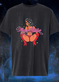 Misery Studios Woman Squatting Graphic T-Shirt