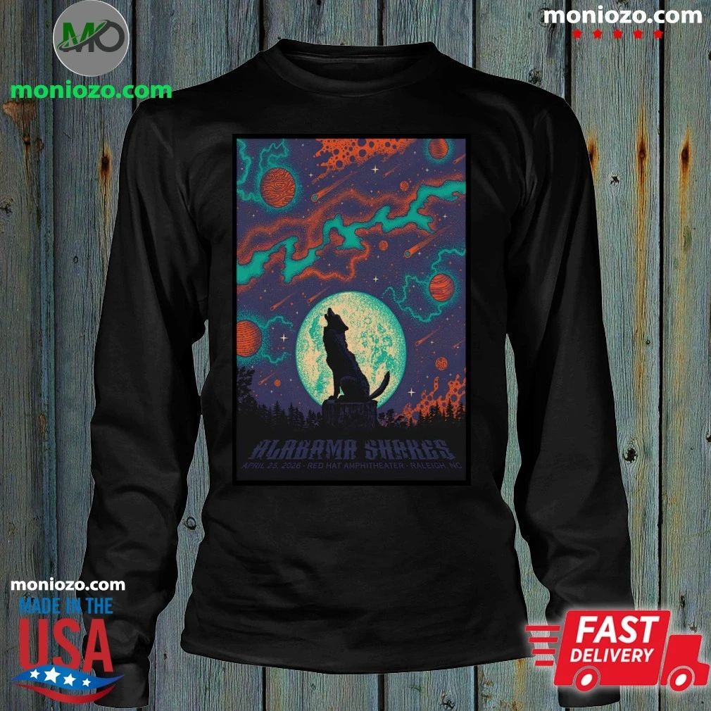 Original Alabama Shakes At Red Hat Amphitheater On April 25 2026 Poster Shirt