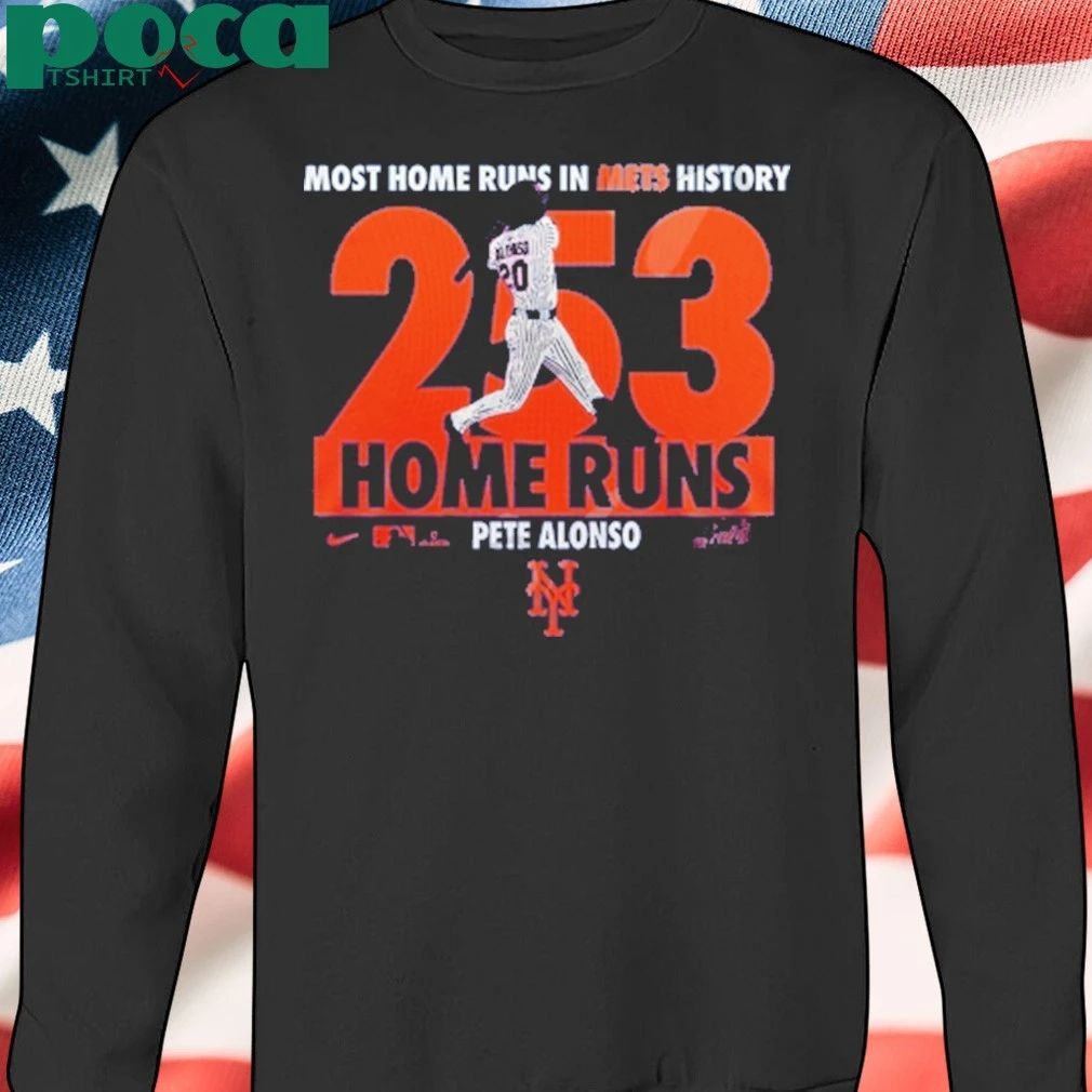 New York Mets X Pete Alonso 253 Home Run King shirt