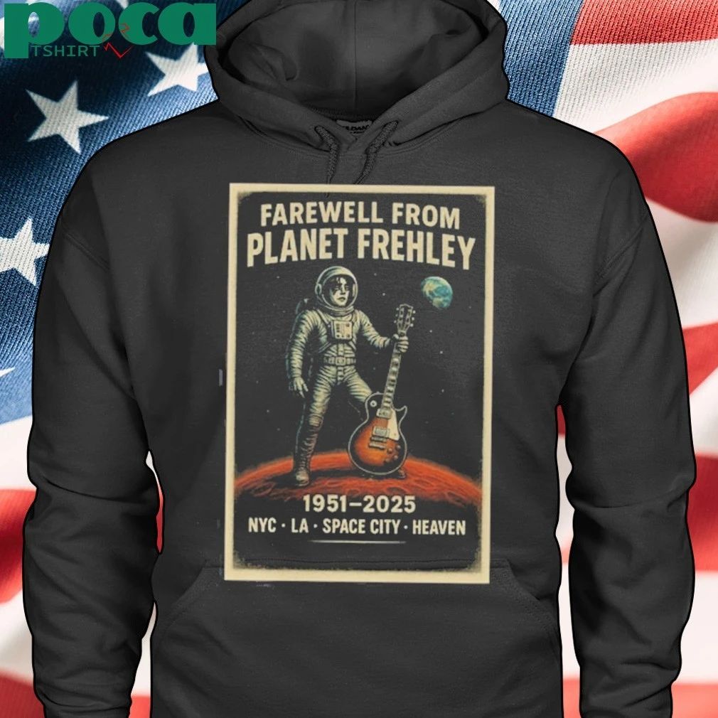 RIP Ace Frehley Farewell From Planet Frehley 1951 – 2025 NYC LA Space City Heaven T-shirt