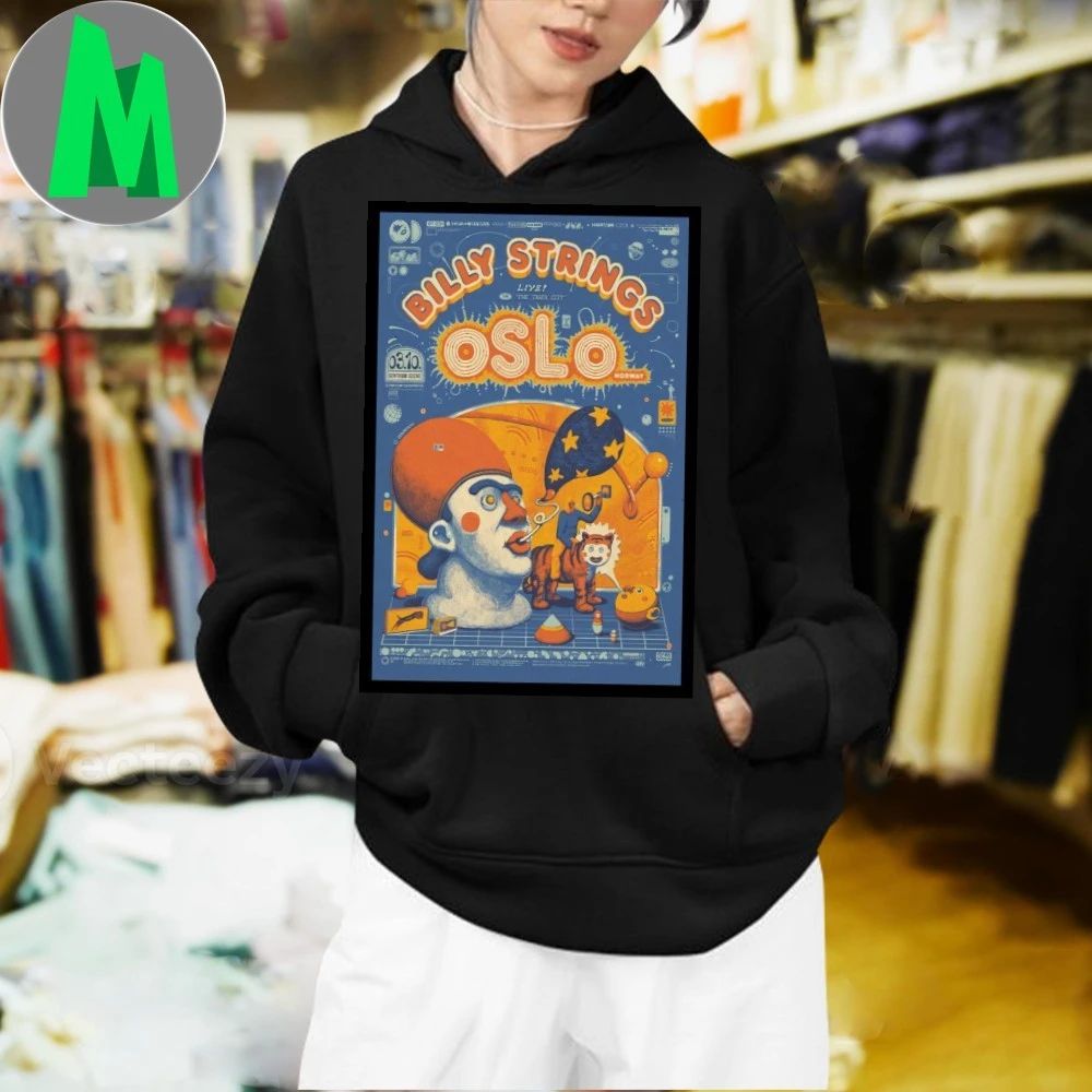 10.03.2025 Oslo, Norway Billy Strings Poster Shirt