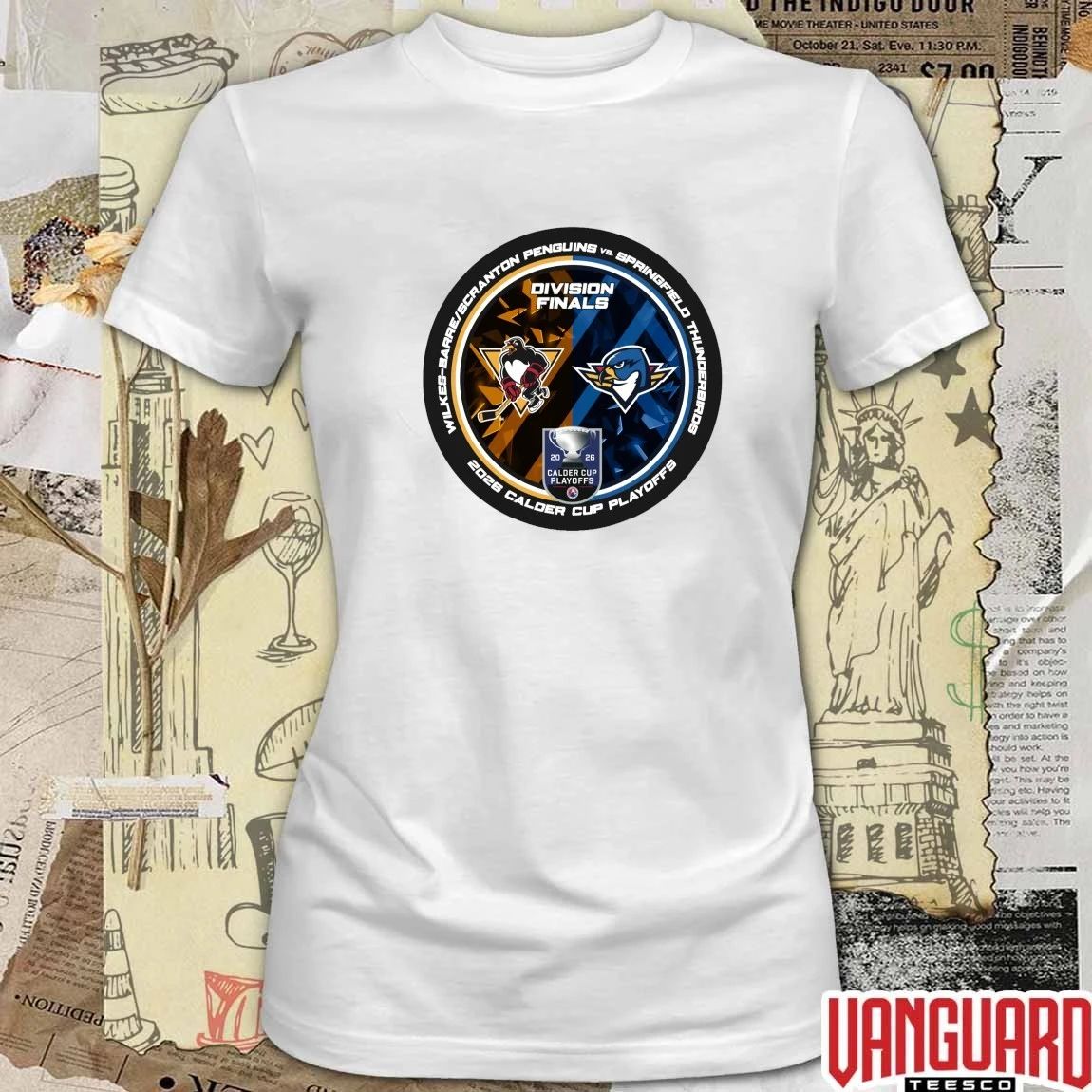 Wilkes-Barre Scranton Penguins vs Springfield Thunderbirds 2026 Division Finals Calder Cup Playoffs Dueling t-shirt