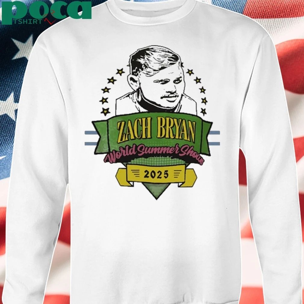Zach Bryan 2025 London, UK World Summer Show shirt