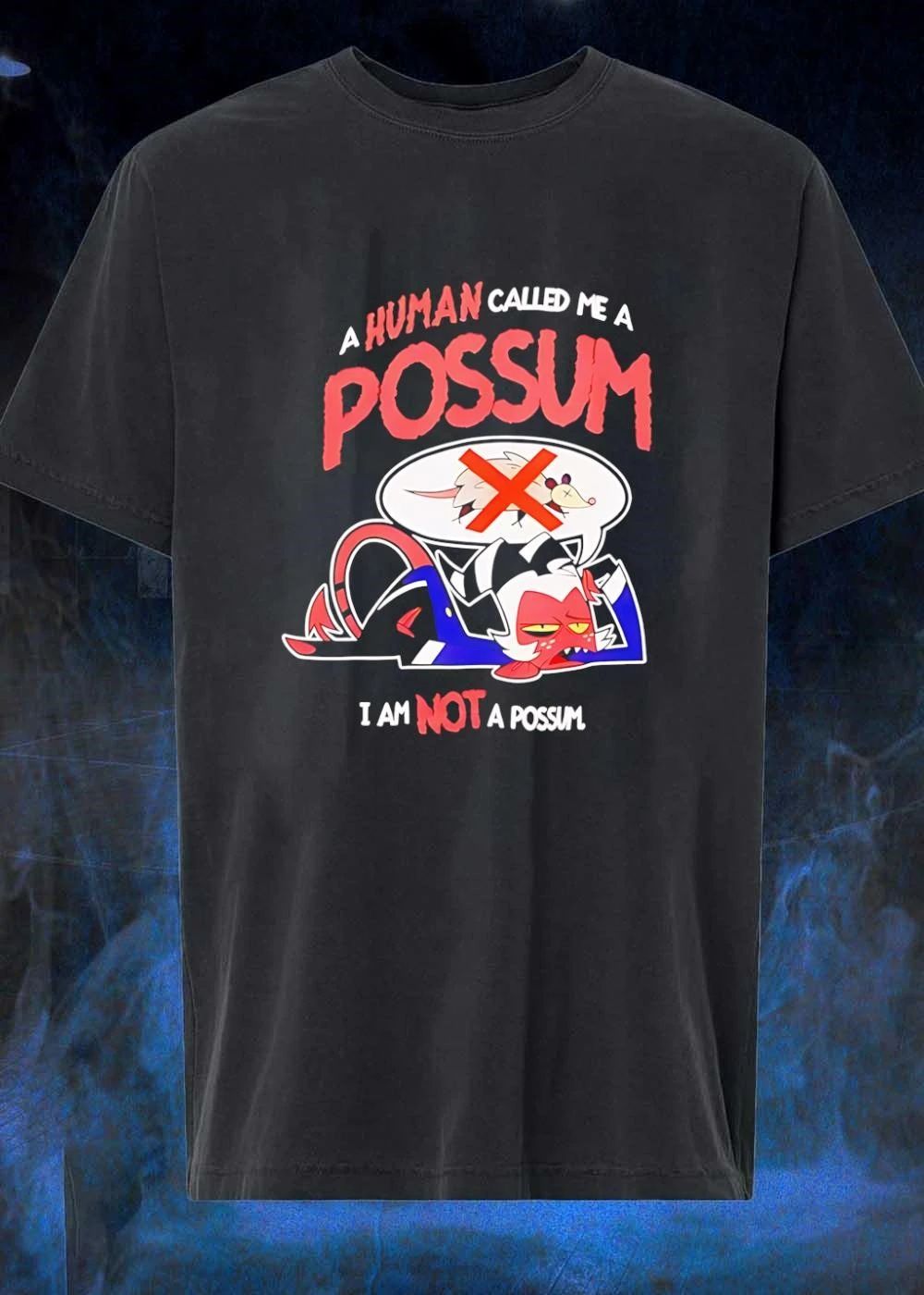 Helluva Boss Moxxie Not A Possum Hazbin Hotel shirt