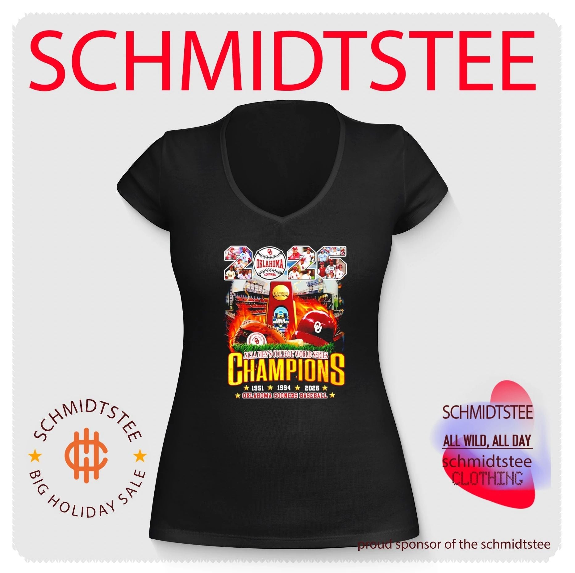 Oklahoma Sooners baseball 2026 MCWS Champions helmet trophy shirt