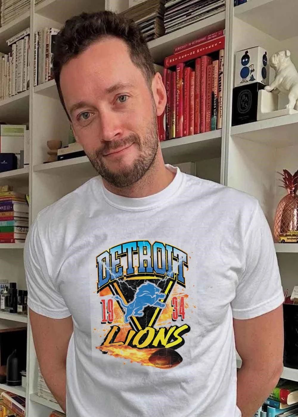Detroit Lions Fan Gear’ Detroit Lions 19 34 T-Shirt
