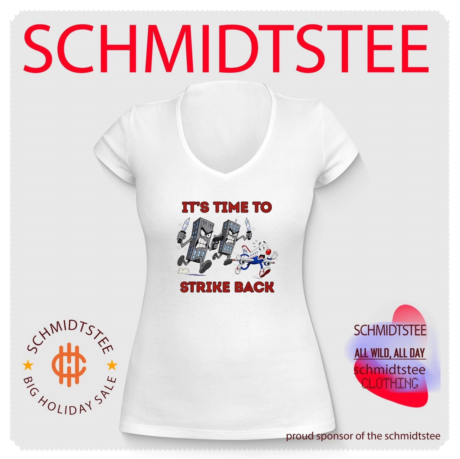 It’s Time to Strike Back funny buildings shirt