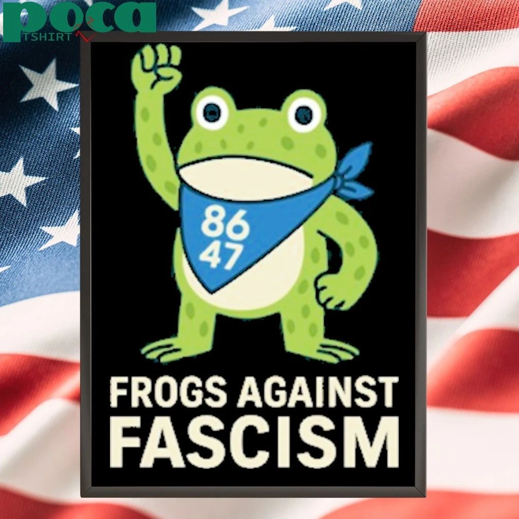 FROGS AGAINST FASCISM – I AM FROGTIFA T-Shirt