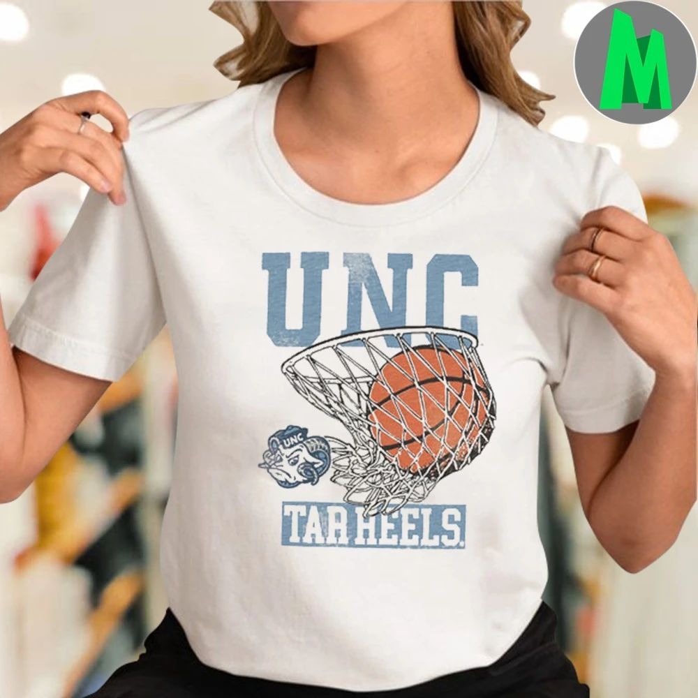 North Carolina (UNC) Tar Heels Hoops Heritage Logo Shirt